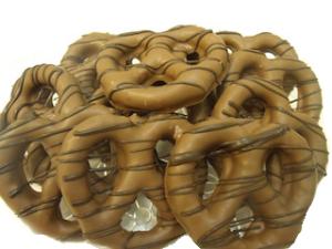 Milk Chocolate Drizzled Pretzels